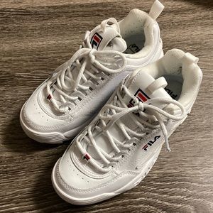 FILA white shoes